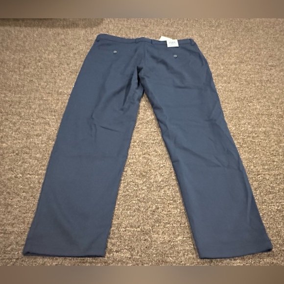 NWT! Zara Men's The Melange Blue Chinos Versatile Straight Leg Pant Sz 34 - Picture 3 of 5